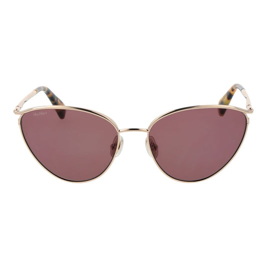 Max Mara Gold Metal Sunglasses