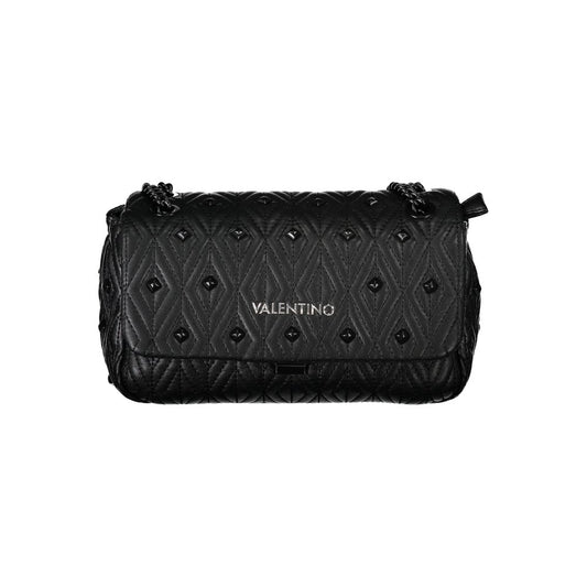 Mario Valentino Black Polyurethane Women Shoulder Bag