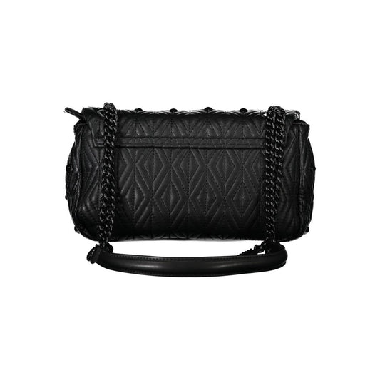 Mario Valentino Black Polyurethane Women Shoulder Bag
