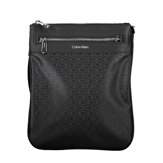 Calvin Klein Black Polyester Men's Shoulder Bag