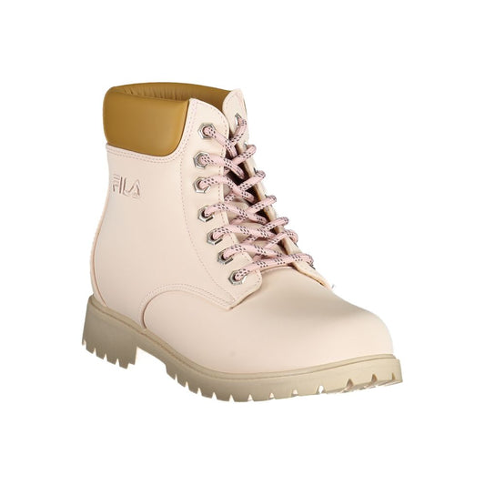 Pink Polyester Boot