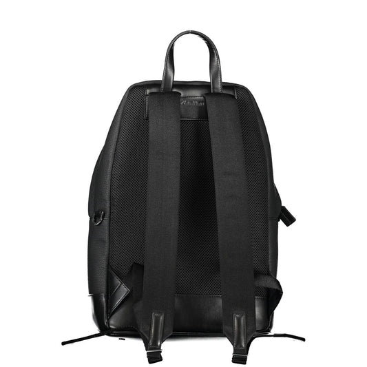 Calvin Klein Black Polyester Men Backpack