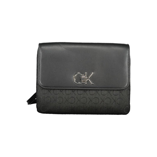 Calvin Klein Nero Polyurethane Woman Shoulder Bag