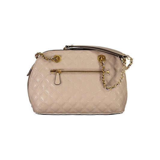 Guess Jeans Beige Poliuretano Women Handbag