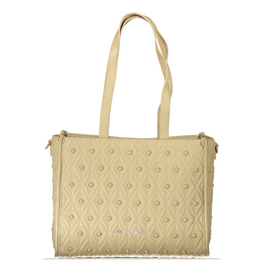 Mario Valentino Beige Polyurethane Women's Handbag