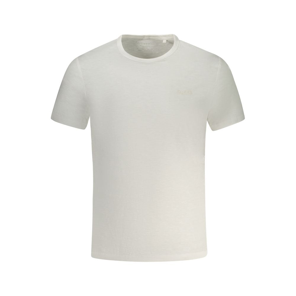 Guess Jeans Bianco Cotton Men T-Shirt