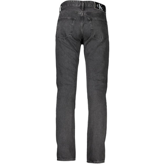 Calvin Klein Gray Cotton Men Jeans