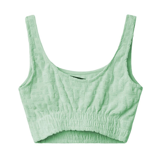 Hinnominate Green Cotton Tops & T-Shirt
