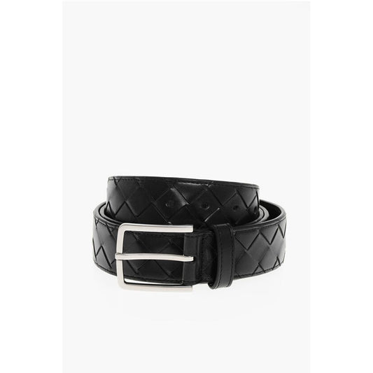 Woven Leather Belt 35mm