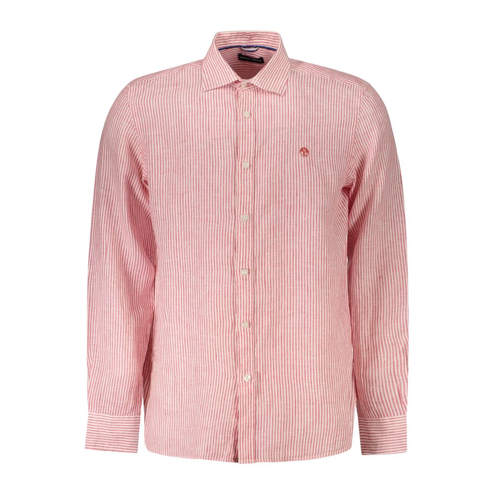 North Sails Rosso Linen Men Shirt