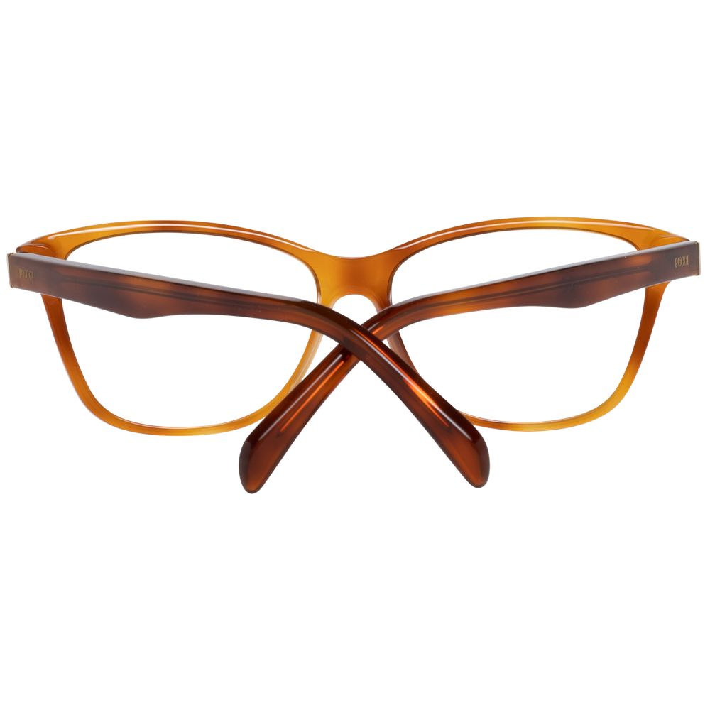 Emilio Pucci Brown Plastic Glasses (Frames)