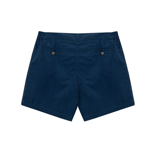 Canali Blue Polyamide Swim Short