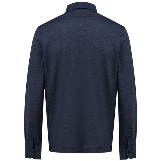 Canali Blue Cotton Shirt