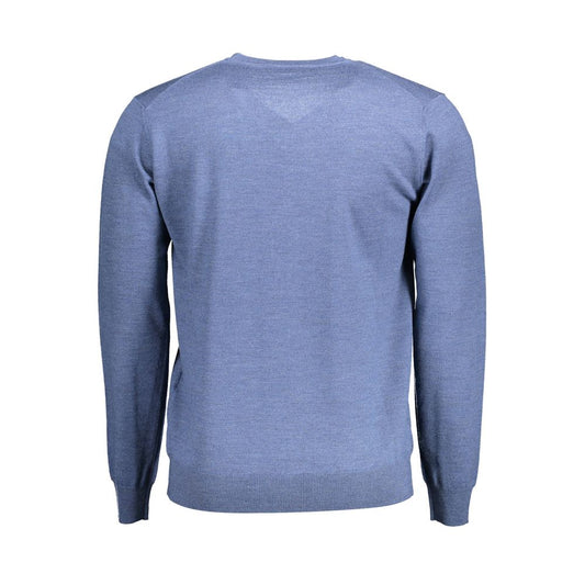 Harmont & Blaine Blue Wool Sweater