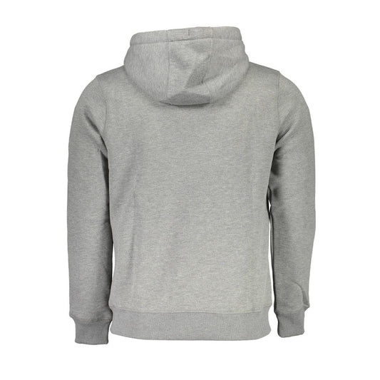 North Sails Gray Cotton Men Sweater