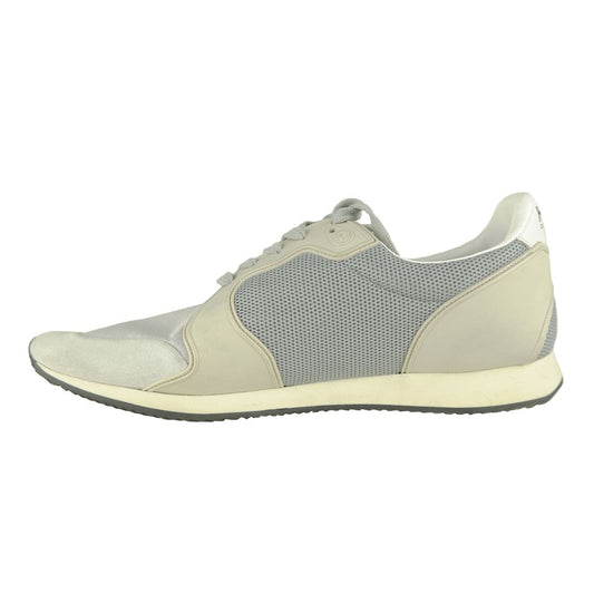 Golden Goose Gray Leather Men Sneaker