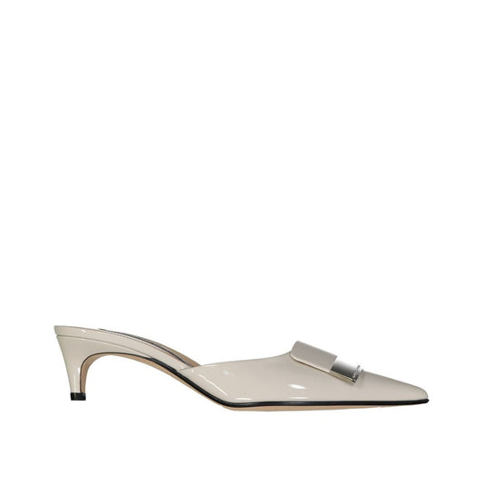 Sergio Rossi Leather Mules