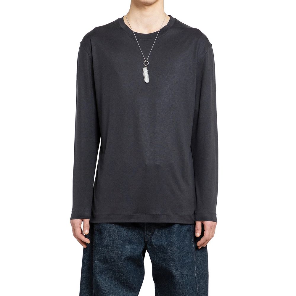 Lemaire Long Sleeve Silk T-shirt