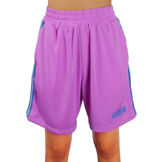 Comme Des Fuckdown Purple Polyester Short
