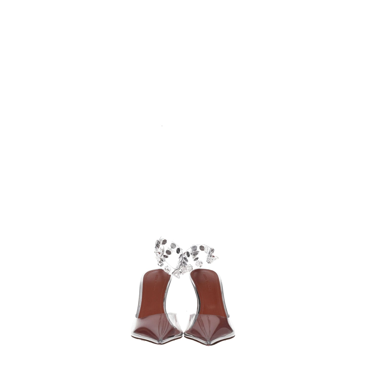Amina Muaddi Transparent Pvc High Heel Pumps