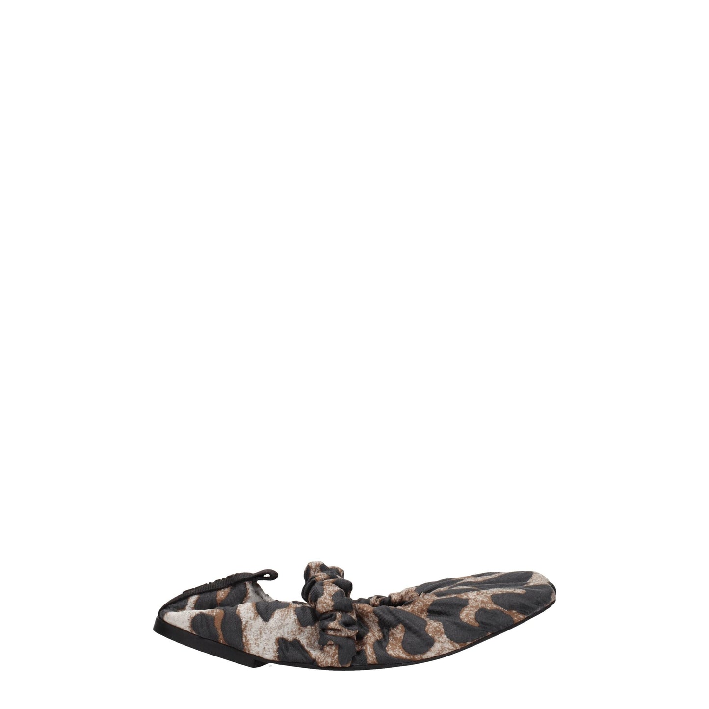Ganni Beige Fabric Ballet Flats