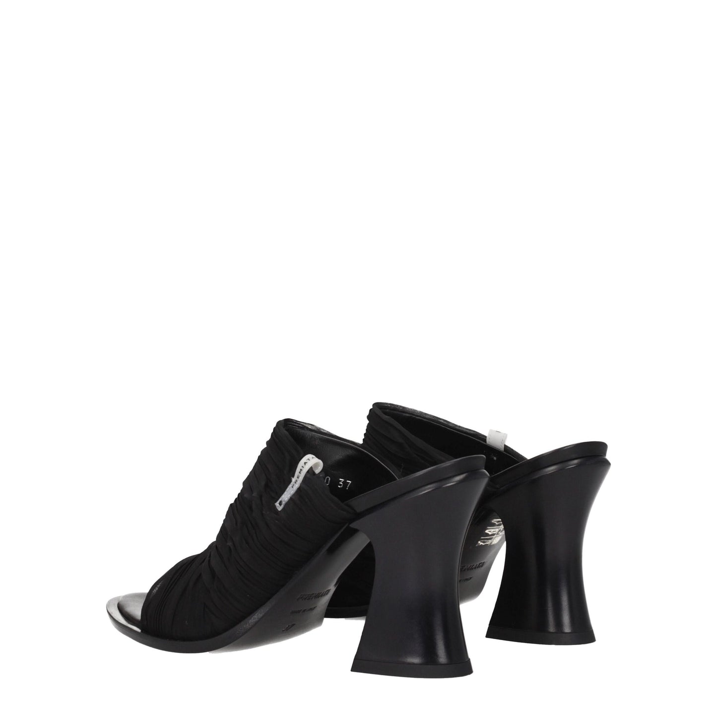 Premiata Black Fabric Platforms