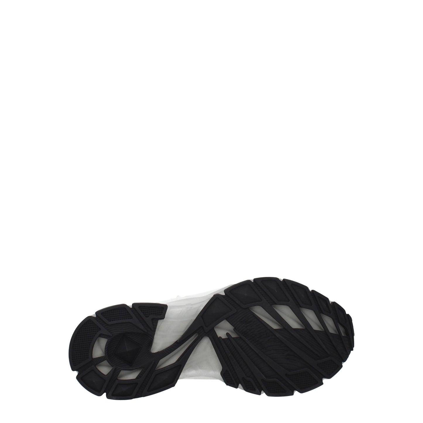 Valentino Garavani White Fabric Athletic Sneakers