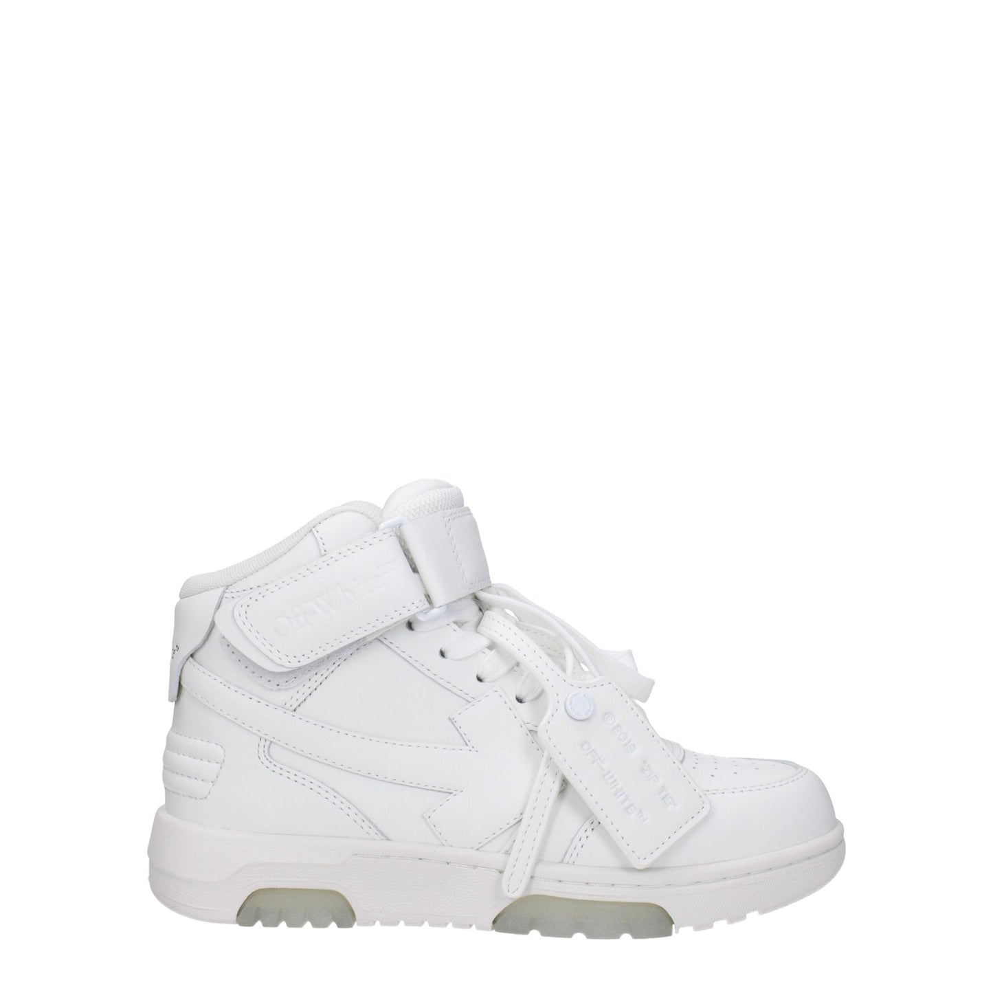 Off-White White Leather High Tops