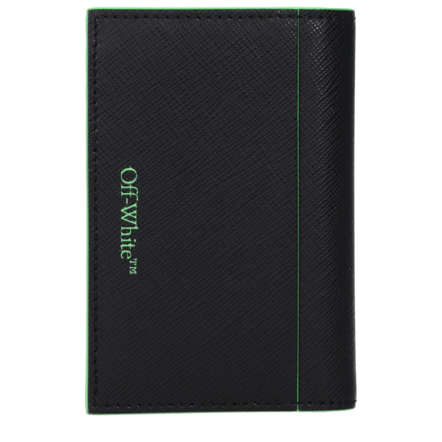 Off-White Black Leather Cardholders