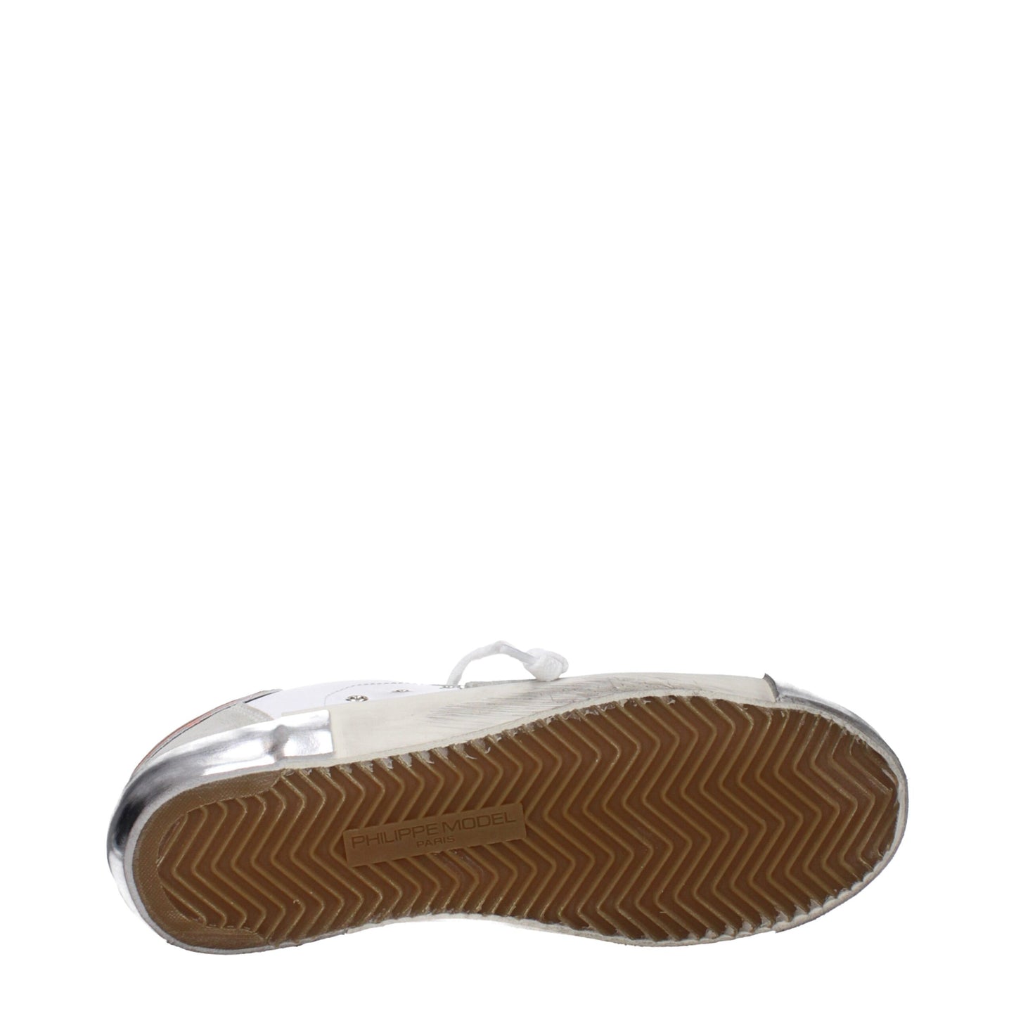 Philippe Model White Leather Low Tops