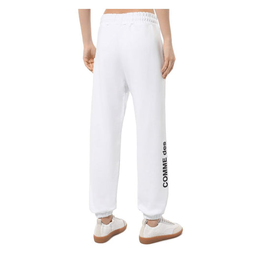 Comme Des Fuckdown White Cotton Jeans & Pant