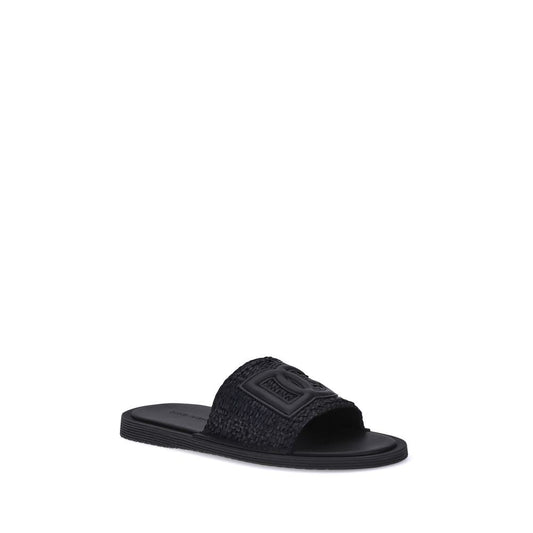Dolce & Gabbana Crochet raffia Sandals