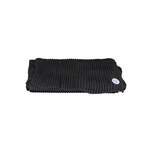 North Sails Black Cotton Scarf