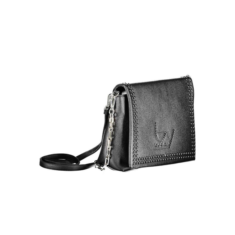 BYBLOS Black Polyurethane Women Handbag