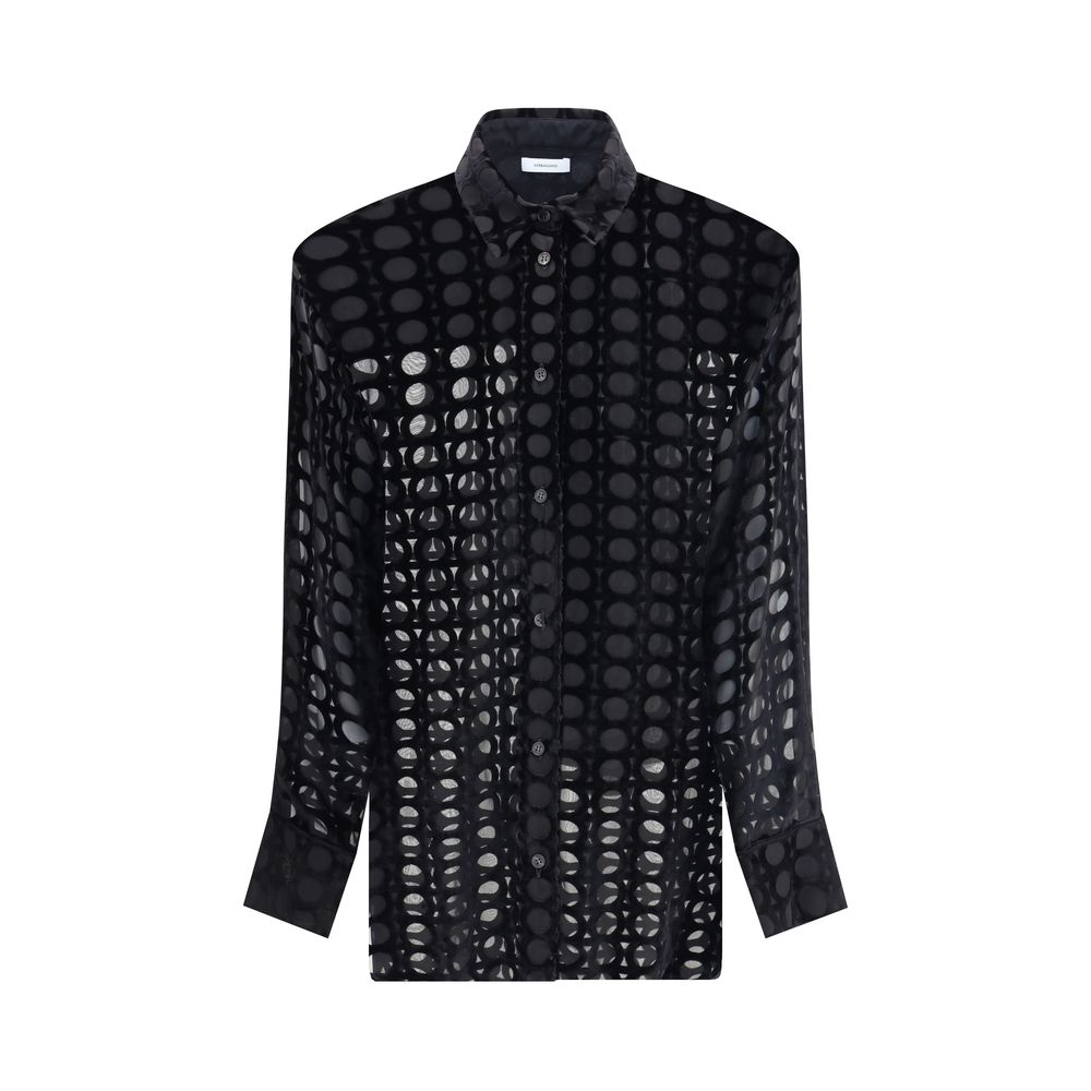 Ferragamo Velvet devoré Shirt
