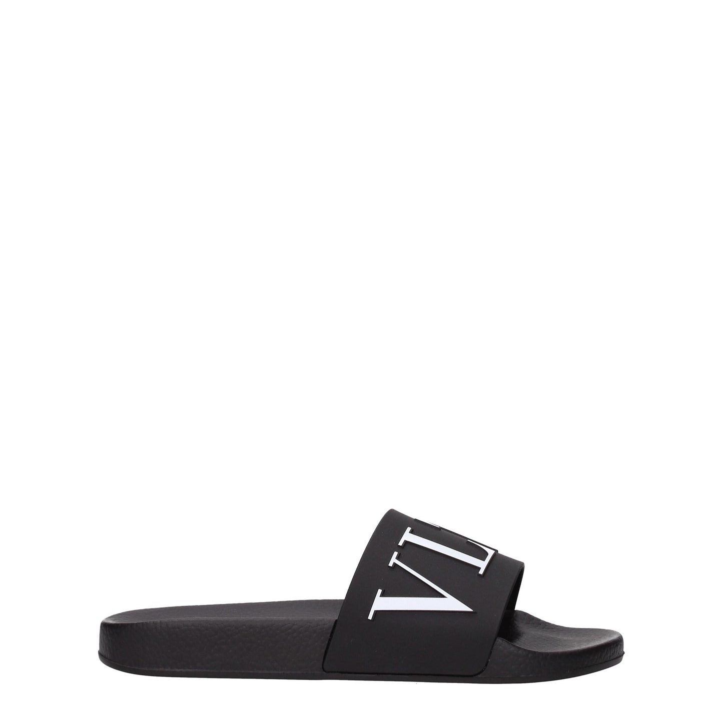 Valentino Garavani Black Cotton Slippers