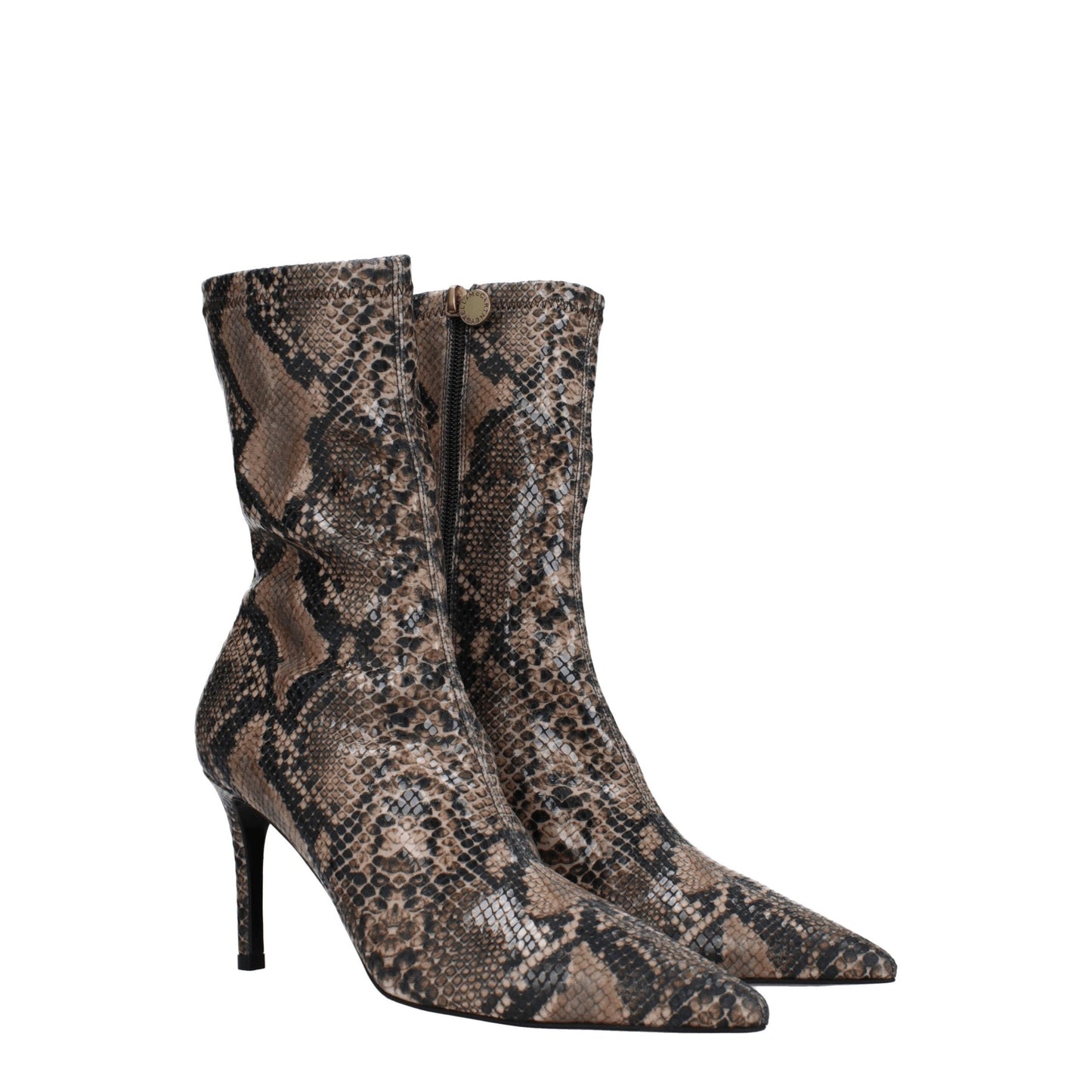 Stella McCartney Brown Leather Ankle Boots