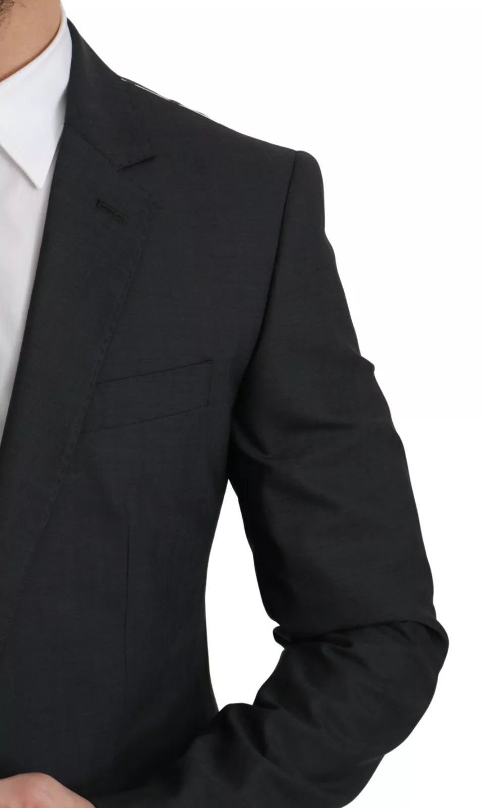 Dolce & Gabbana Slim Fit MARTINI Wool Gray Suit
