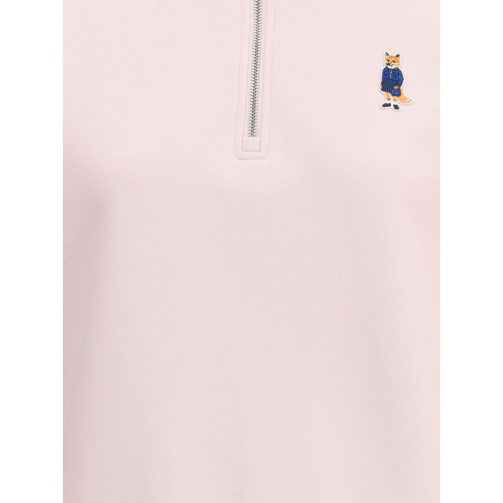 Maison Kitsuné Dressed Fox high neck and zip Sweatshirt
