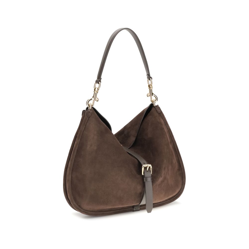 Etro Suede Pony Shoulder Bag