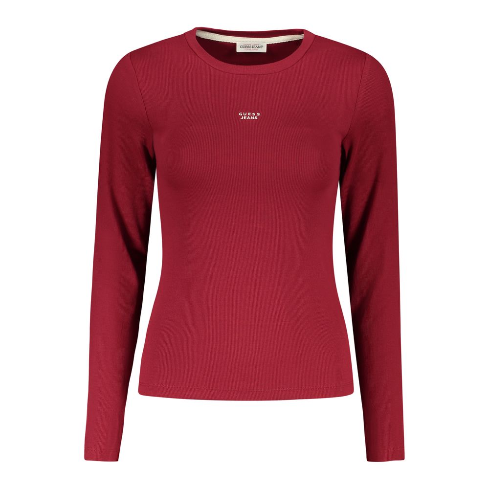 Guess Jeans Red Cotton Women T-Shirt