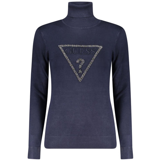 Guess Jeans Blue Viscose Women Sweater