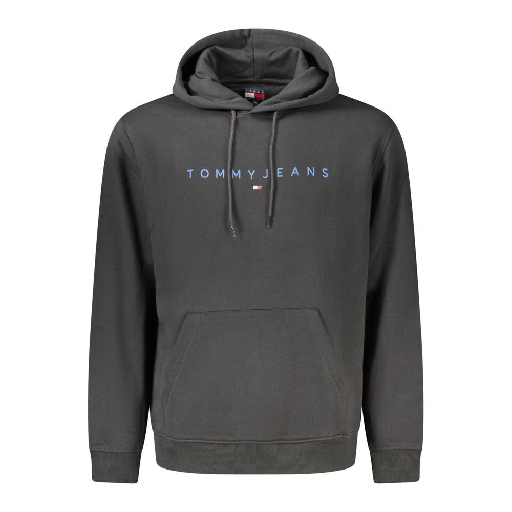 Tommy Hilfiger Black Cotton Men Sweater