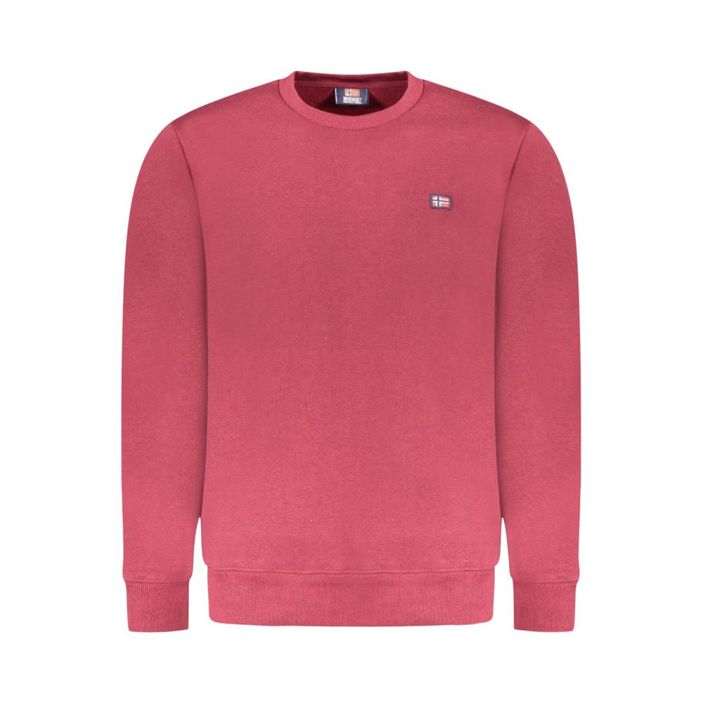 Norway 1963 Red Cotton Men Sweater