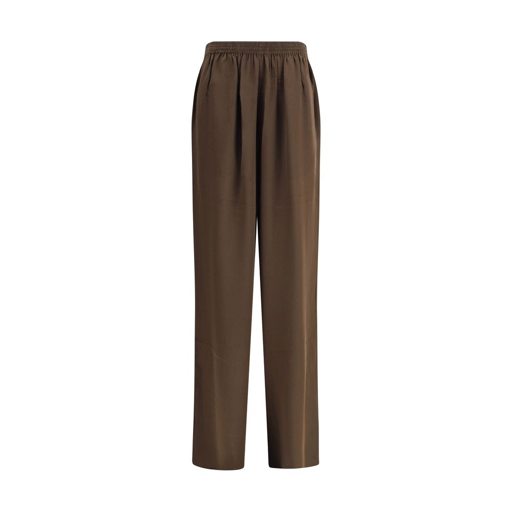 Petar Petrov Brown Silk Pants