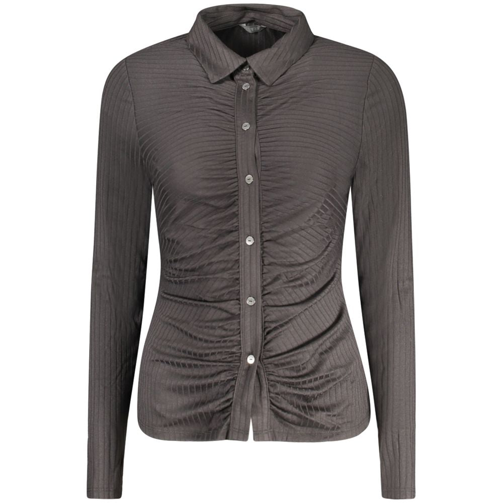 Guess Jeans Nero Polyester Women Shirt
