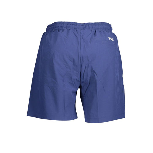 Fila Blu Polyester Men's Swim Trunk