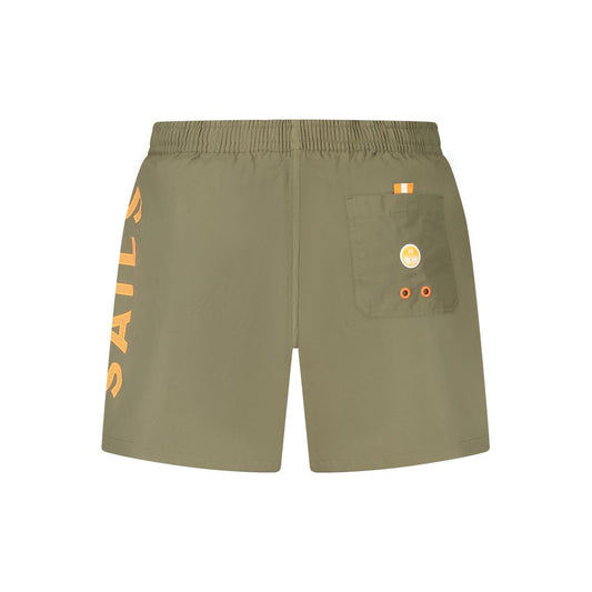 North Sails Green Cotton Swimwear