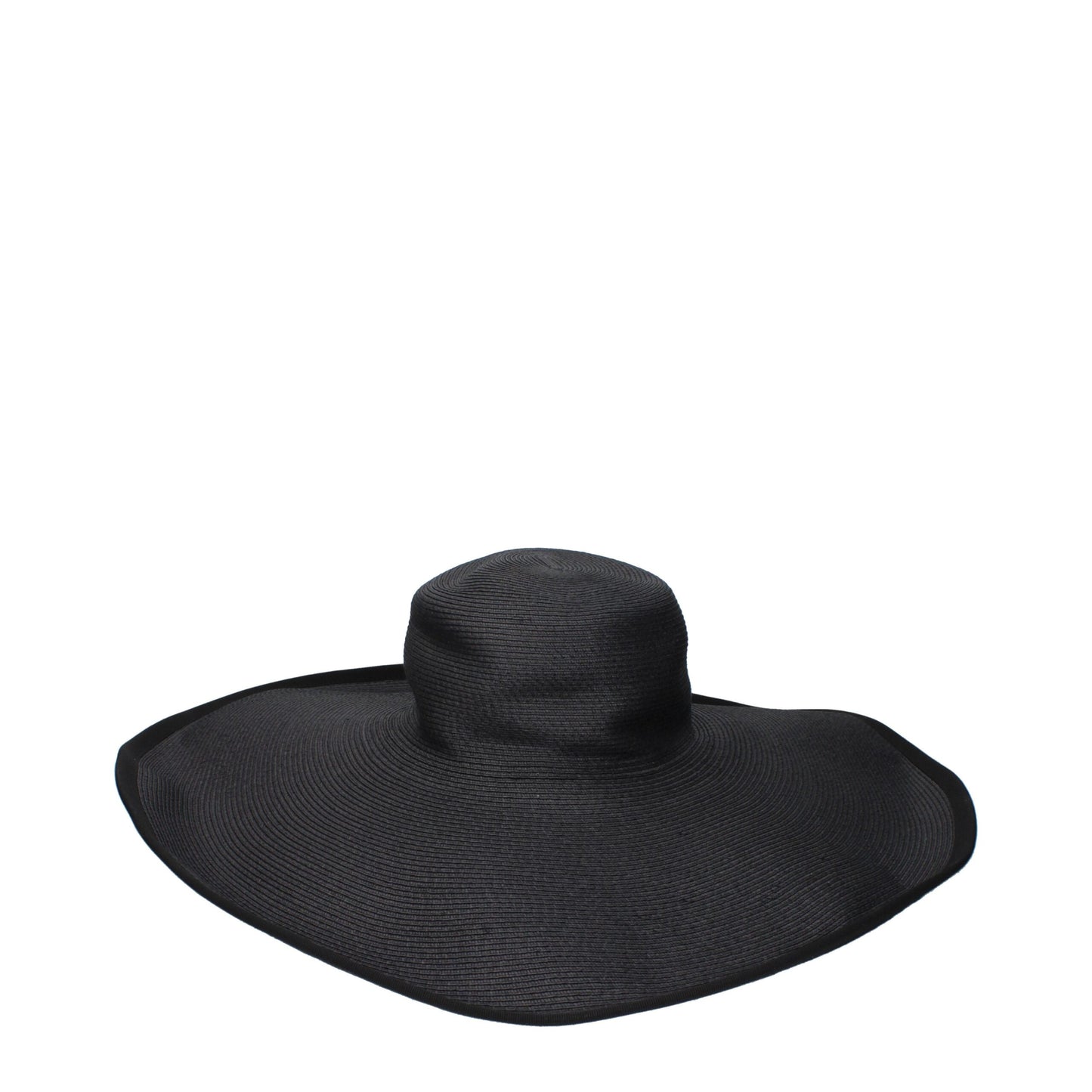 Max Mara Black Paper Sunhat