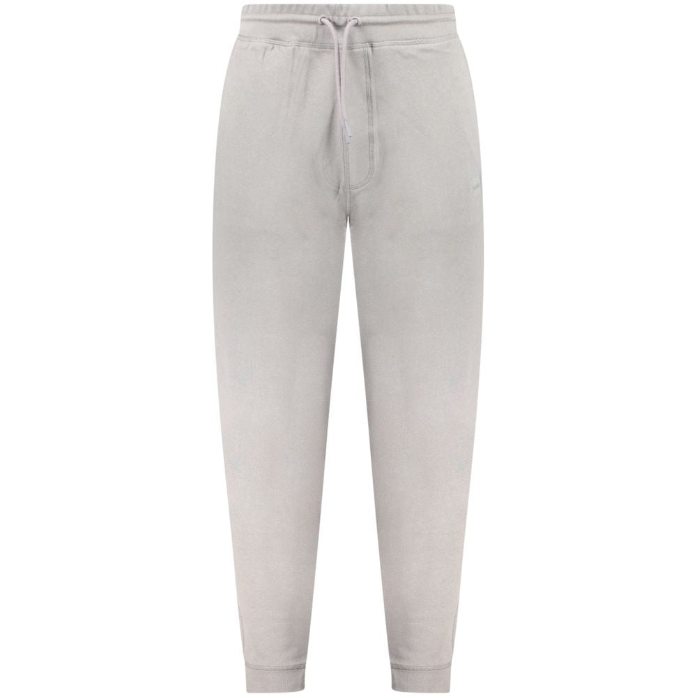 Hugo Boss Grigio Cotton Men's Sports Trouser